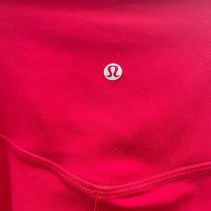 Limited Edition Red Lululemon Align 7/8 legging